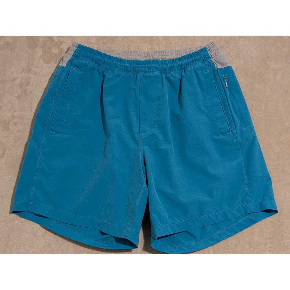 Birddogs Mens Classic Gym Shorts Light Blue with Gray Liner Large Activewear
